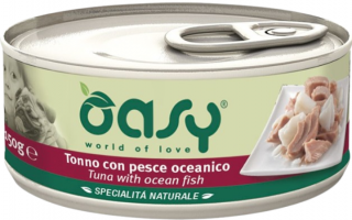 Oasy Natural Adult Tuna with Osean Fish mokra karma dla dorosłych psów op. 150g