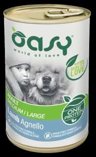 Oasy One Protein Adult Medium/Large Lamb mokra karma dla psów op. 400g