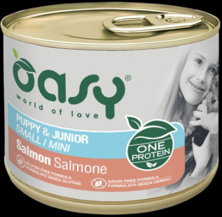 Oasy One Protein Puppy Mini Salmon mokra karma dla szczeniąt op. 200g