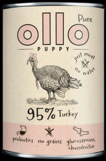 Ollo Puppy Pure Turkey Mokra Karma dla szczeniąt op. 400g