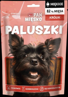 Pan Mięsko Przysmak Paluszki z Królikiem dla psa op. 100g