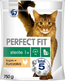 Perfect Fit Sterile Kurczak Sucha Karma dla kota op. 750g