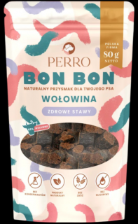 Perro BON BON Wołowina zdrowe stawy Przysmaki dla psa op. 80g