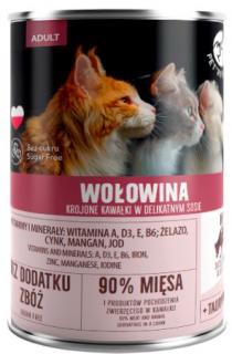 Pet Republic Adult Wołowina Mokra Karma dla kota 400g