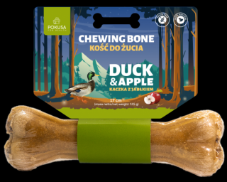 Pokusa Feel The Wild Chewing Bone Kość z kaczką i jabłkiem dla psa dł. 17cm