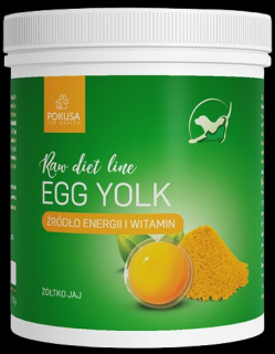 Pokusa RawDietLine Egg Yolk (Żółtka Jaj) dla psa i kota op. 150g