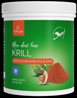 Pokusa RawDietLine Krill dla psa i kota op. 150g