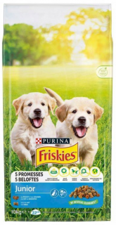 Purina Friskies Junior Kurczak Sucha Karma dla szczeniąt op. 15kg WYPRZEDAŻ [Data ważności: 07.2025]