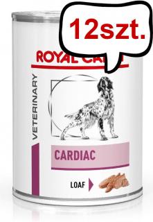 Royal Canin Vet Cardiac Mokra Karma dla psa op. 410g Pakiet 12szt.
