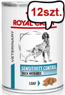 Royal Canin Vet Sensitivity Control DuckRice Mokra Karma dla psa op. 410g Pakiet 12szt.