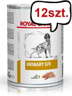 Royal Canin Vet Urinary S/O Mokra Karma dla psa op. 410g Pakiet 12szt.