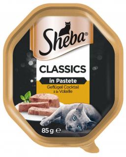 Sheba Classics in Pastete Adult Koktajl Drobiowy Mokra Karma dla kota op. 85g