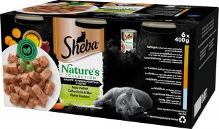 Sheba Nature's Collection w pasztecie Adult Mix Smaków Mokra Karma dla kota op. 6x400g