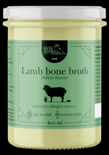 Syta Micha Lamb Bone Broth Bulion z kości jagnięcych dla psa op. 400ml