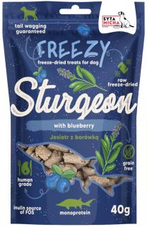 Syta Micha Przysmak Freezy Jesiotr z borówką dla psa op. 40g