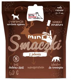 Syta Micha Przysmak Mini Smaczki z jelenia dla psa op. 60g