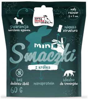 Syta Micha Przysmak Mini Smaczki z królika dla psa op. 60g
