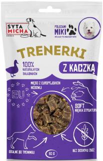 Syta Micha Trenerki z kaczką dla psa op. 80g