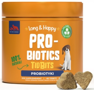 Tidbit LongHappy Probiotics przysmaki dla psa op. 180g