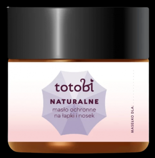 Totobi Naturalne masło W SŁOICZKU na łapki i nosek dla psa i kota op. 50ml