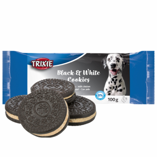 Trixie Przysmak Black  White Cookies z kurczakiem dla psa op.100g nr kat.31625