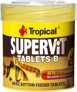 Tropical Pokarm Supervit Tablets B dla rybek op. 200 tabletek WYPRZEDAŻ