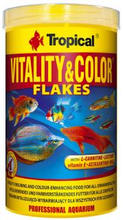 Tropical Pokarm VitalityColour Flakes dla rybek poj. 1l WYPRZEDAŻ