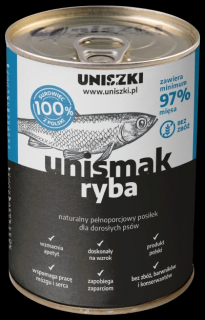 Uniszki Unismak Adult Ryba Mokra Karma dla psa op. 410g