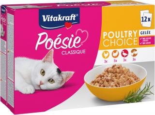 Vitakraft Poesie Classique Gelee Poultry Choice  Mokra karma dla kota op. 12x85g