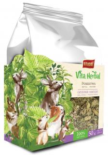 Vitapol Vita Herbal Liść Pokrzywy dla gryzoni i królika op.50g WYPRZEDAŻ