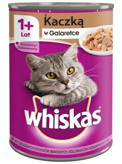 Whiskas Adult Kaczka w galaretce Mokra Karma dla kota op. 400g