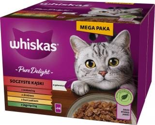 Whiskas Adult Soczyste Kąski w galaretce Mokra Karma dla kota op. 24x85g