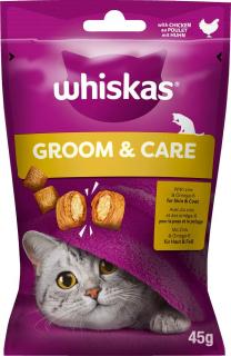 Whiskas Przysmak GroomCare Zdrowy Blask dla kota op. 45g [Data ważności: 18.11.2024]