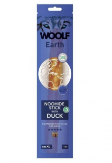 Woolf Earth Przysmak Noohide Stick z kaczką dla psa rozm.XL op. 85g