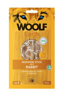 Woolf Earth Przysmak Noohide Stick z królikiem dla psa rozm.S op.90g