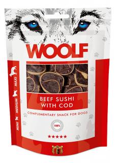 Woolf Przysmak Beef Sushi with Cod dla psa op. 100g