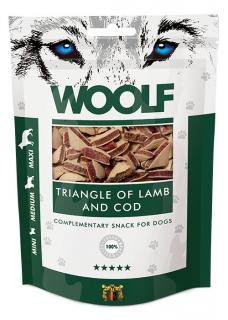 Woolf Przysmak Triangle of Lamb and Cod dla psa op. 100g [Data ważności: 07.09.2025]
