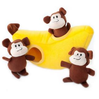 ZippyPaws Zabawka Pluszowa Burrow Banana dla psa nr kat. ZP229