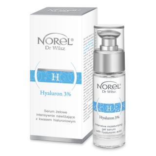 Hyaluron 3% Serum żelowe intensywnie nawilżające 30 ml Norel DA349