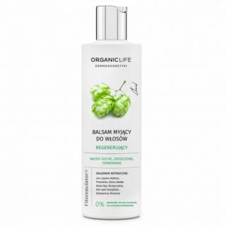 Organic Life Szampon, balsam myjący do włosów regenerujący