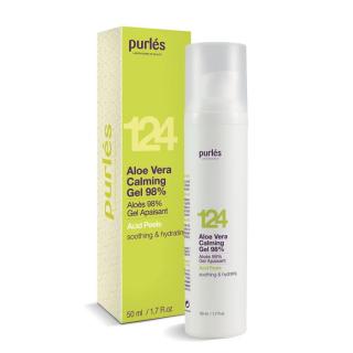 Purles 124 Aloe Vera Calming Gel 98% Kojący żel aloesowy 98% 50 ml