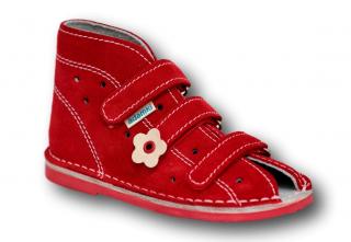 Adamki profilaktyczne buty wzór 013NK kolor czerwony