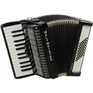 Akordeon Weltmeister Perle 26/48/II/3 Black 48-bas