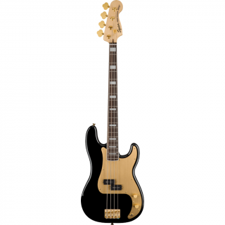 Fender Squier 40th PB Gold BLK LTD gitara basowa