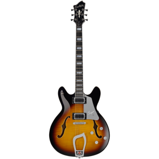 Hagstrom Super Viking Tobacco Sunburst Semi-Hollow