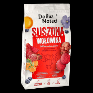 Dolina Noteci Premium karma suszona z wołowiną 9 kg