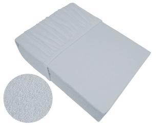 Prześcieradło frotte bielbaw 120x200 popiel 006
