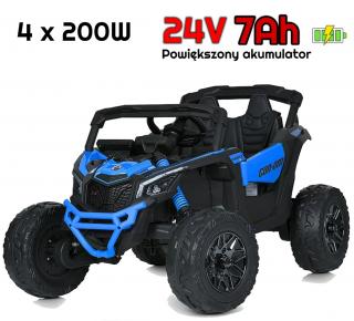 Auto Na Akumulator Buggy Can-am MAVERICK 4x200W 24V DK-CA003 Niebieski