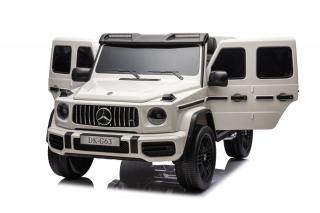 Auto na akumulator Mercedes Benz G63 AMG GIGANT XXL 4x200W 24V Biały + POWIĘKSZONY AKUMULATOR 24V