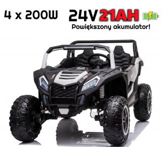 Buggy ATV Racing A032 4x200W Biały 24V 21Ah